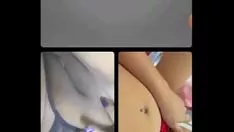 Odtwórz 40-letnia ropnia masturbuje się na ig w kamerze telewizyjnej z 20-letnią Missy w riquisima bat