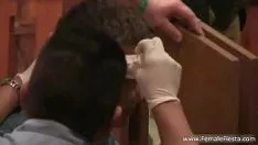চালান হট এবং মূল্যবান শ্যামাঙ্গী কিশোরী তার ushers