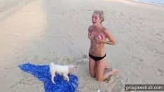 Play Useful pup tries to take time off missy's two-piece - hroupsexhub.com
