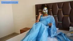 تشغيل لا يمكن أن يحصل Malkin Rekha الآسيوي القرني على ما يكفي من أداة Chottu الكبيرة في لعب الأدوار العميقة الحلق